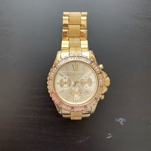 Michael Kors Everest Light Champagne Watch